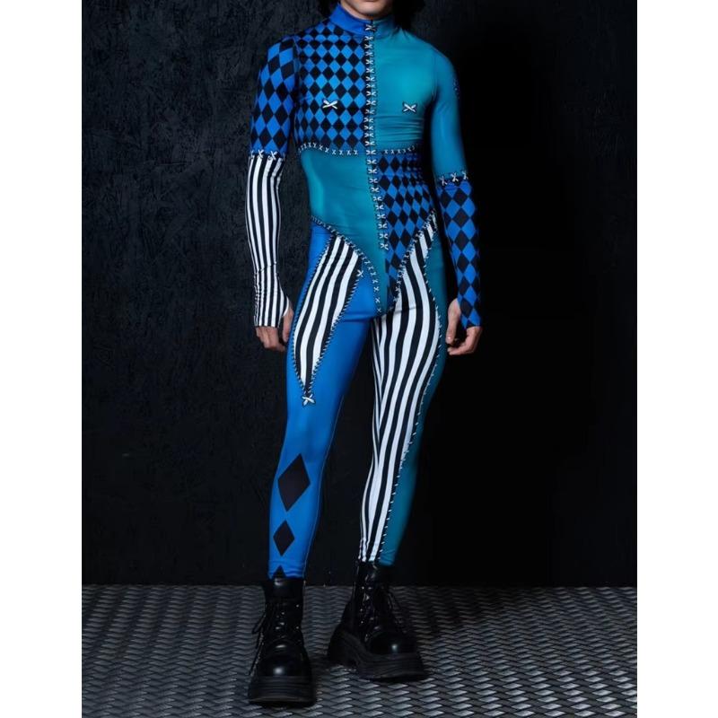 Costume de Scenă cu Imprimare Digitală 3D Adulți Evenimente de Halloween Petrecere Tematică Carnaval Costum Cosplay Joc de Rol Salopetă
