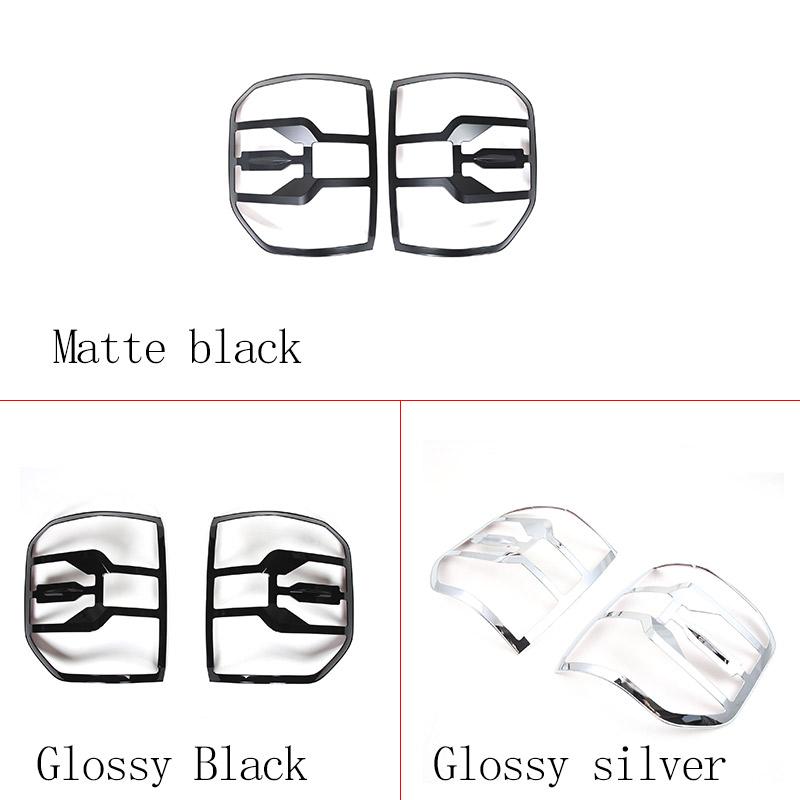 Car Rear Tail Light Decorative Frame Cover ABS Matte Black/Glossy Black/Silver For Ford Maverick 2026 2026 2026 Car Accessories