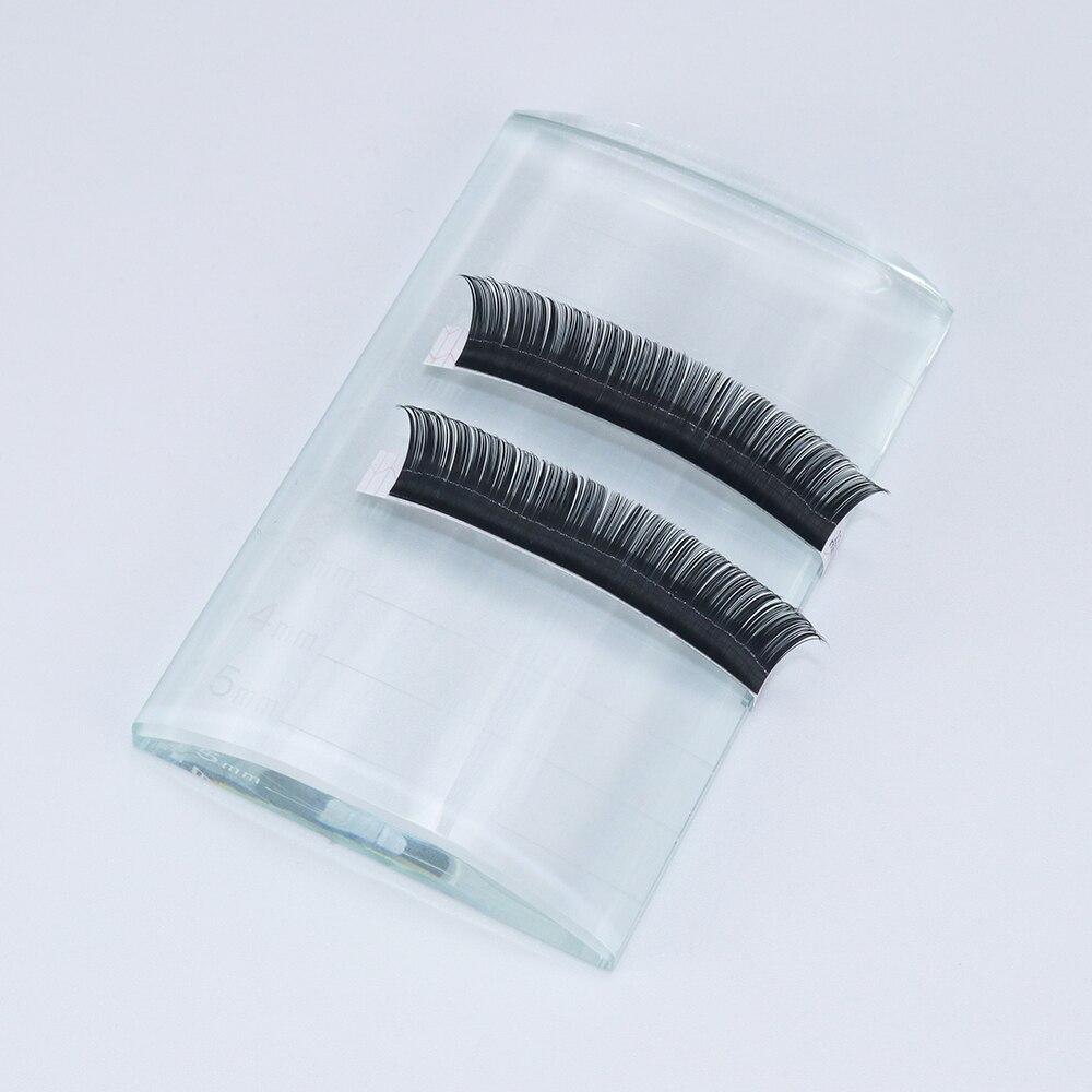 ANNAFRIS Wimpernverlängerung Kristallglas Kleberhalter Falsche Wimpern Ständer Pad Palette Make-up Werkzeug Zubehör