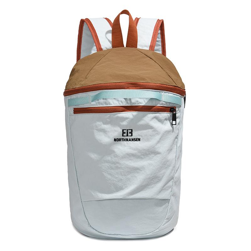 Hiking Mountaineering Bag Color Contrast Student Schoolbag Outdoor Travel Lightweight Backpack