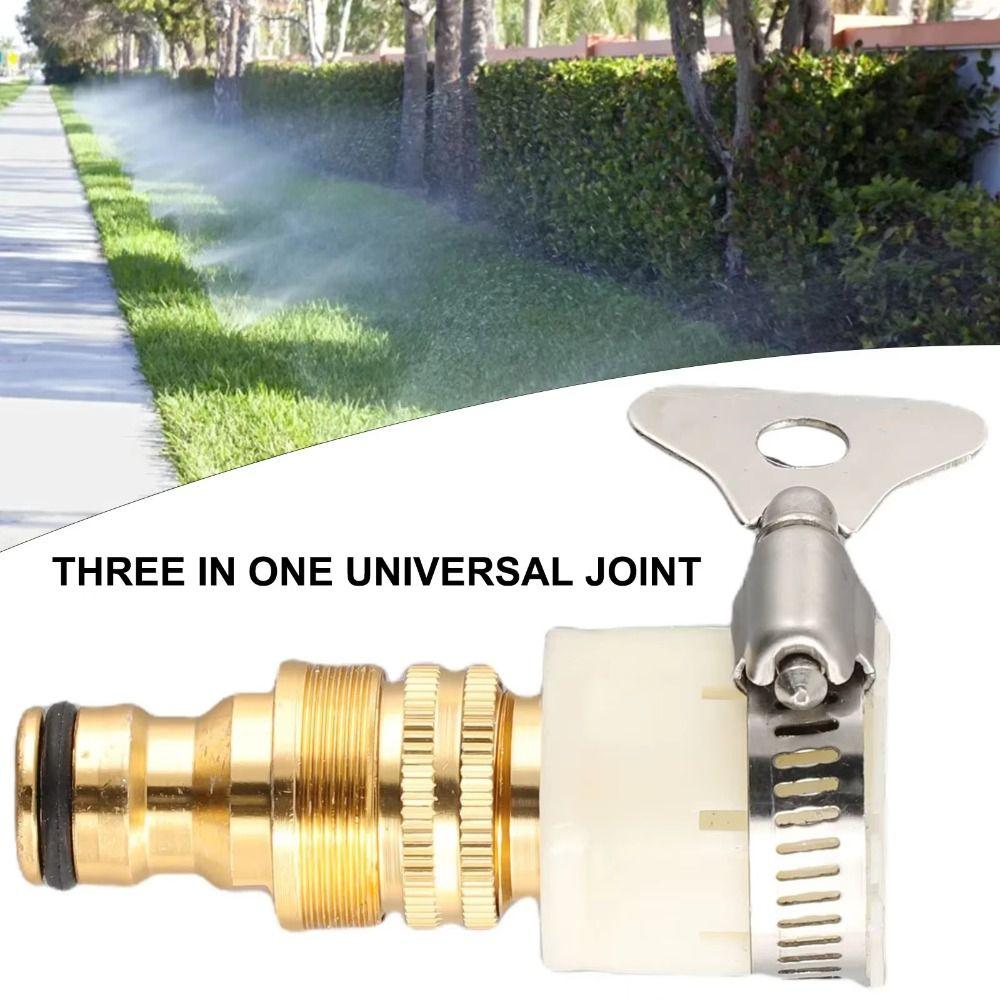 15-23mm Faucet Tap Connector Aluminum Zinc Zinc Alloy Faucet Adapter Garden Water Hose Pipe Car Washing