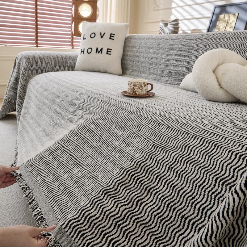 Spring and summer new foreign trade chenille sofa blanket sofa towel dust cover four seasons anti-cat scratch sofa blanket