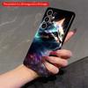 2DFlat Samsung phone case Cosmic Cat Galaxy Fusion Applicable to Galaxy S23 S24 S25ULTRA S26 A12 A14 A15 A16 A54 A55