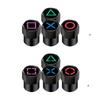 Universal Airtight Seal Stem Caps with Pattern Car Wheel Tire Valves Stem Caps Tire Accessory Car Tyre Air Pressure Caps