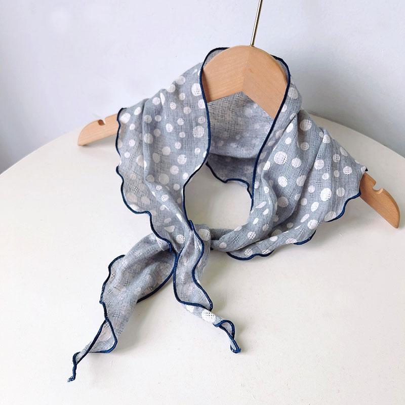 Summer New Triangle Soft Neck Protection Scarf Children's Cute Small Scarf Parent-child Small Scarves