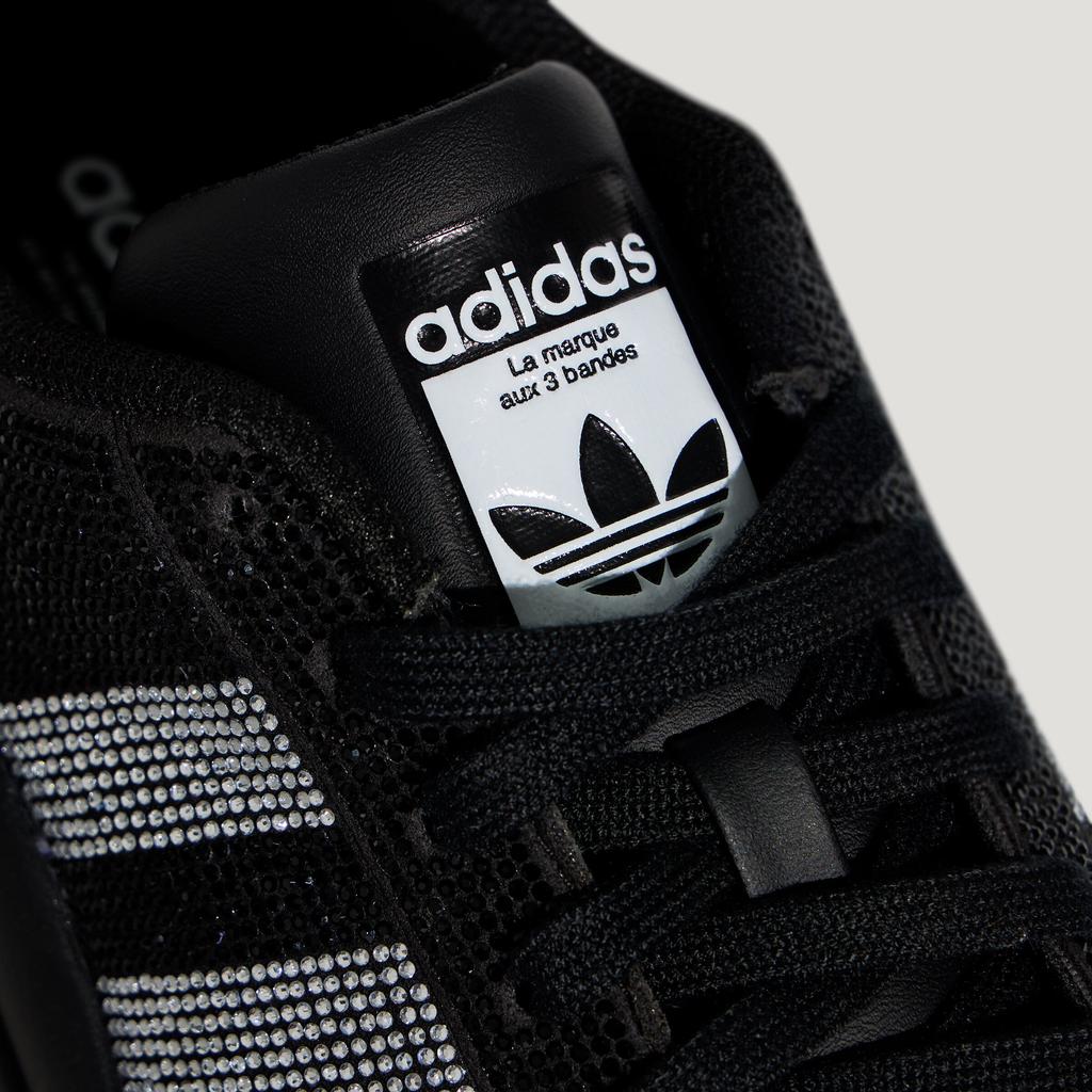 adidas Superstar Bold Rhinestone Black Silver (Women's)