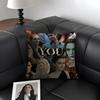 YYou Joe Love Quinn TV Cushion Cover Natural Linen Organic Fabric DoubleSided Printing Sofa Home Decor Gift Pillow Case