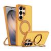 Applicable To Samsung S26Ultra Phantom Magnetic Stand Mobile Phone Case 360 ° Rotating Stand S26Plus Protective Case