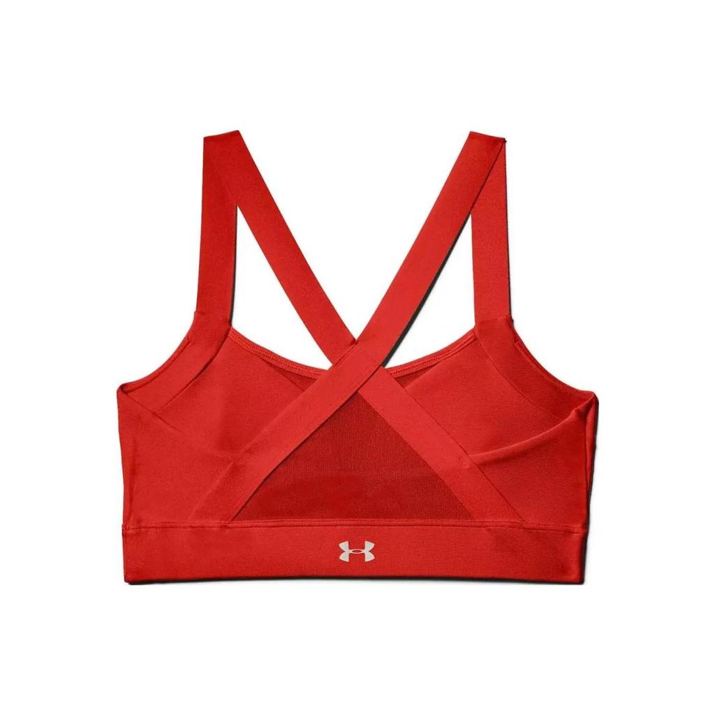 Under Armour UA 7.1 Sport Bralette Low Impact Sports Bra Women Underwear Red 1317104-890