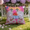 P-Paige G-Gemmel M-Monkey Cushion Cover Home & Car Dual-Scene Pillow Cover: Reversible for Premium Comfort