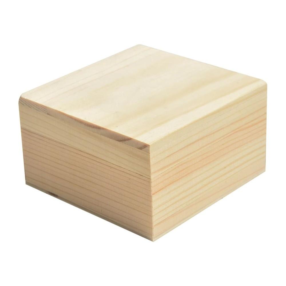 Pinewood Solid Wood Box with Removable Upper and Lower Lids Packing Box  Keepsake Archiving