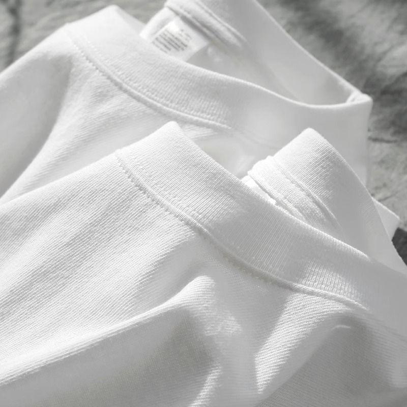 Export Big Sale ~ Withdraw Leak-Picking Basic Style Non-Patterned Short-Sleeved T-shirt Summer Men and Women Pure Color Pure Cotton New Arrival Tops