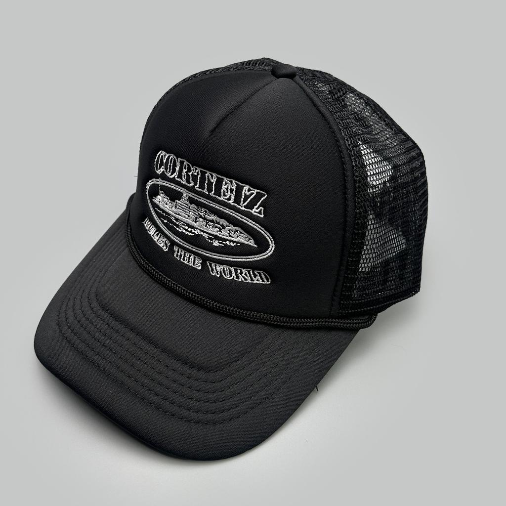 Spring/Summer Personality Cruise Letter Pentagram Baseball Cap Men'S And Women'S Shade Hip Hop Mesh Truck Hat