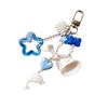 Conch Ocean Series Keychain Multi-Charm Bag Charm High-End Starfish Key Ring  Vacation