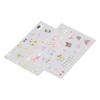 2PCS Decorative Stickers Cute Cartoon Self Adhesive Sticker Colorful PVC Sticker for   Album Planner Scrapbook