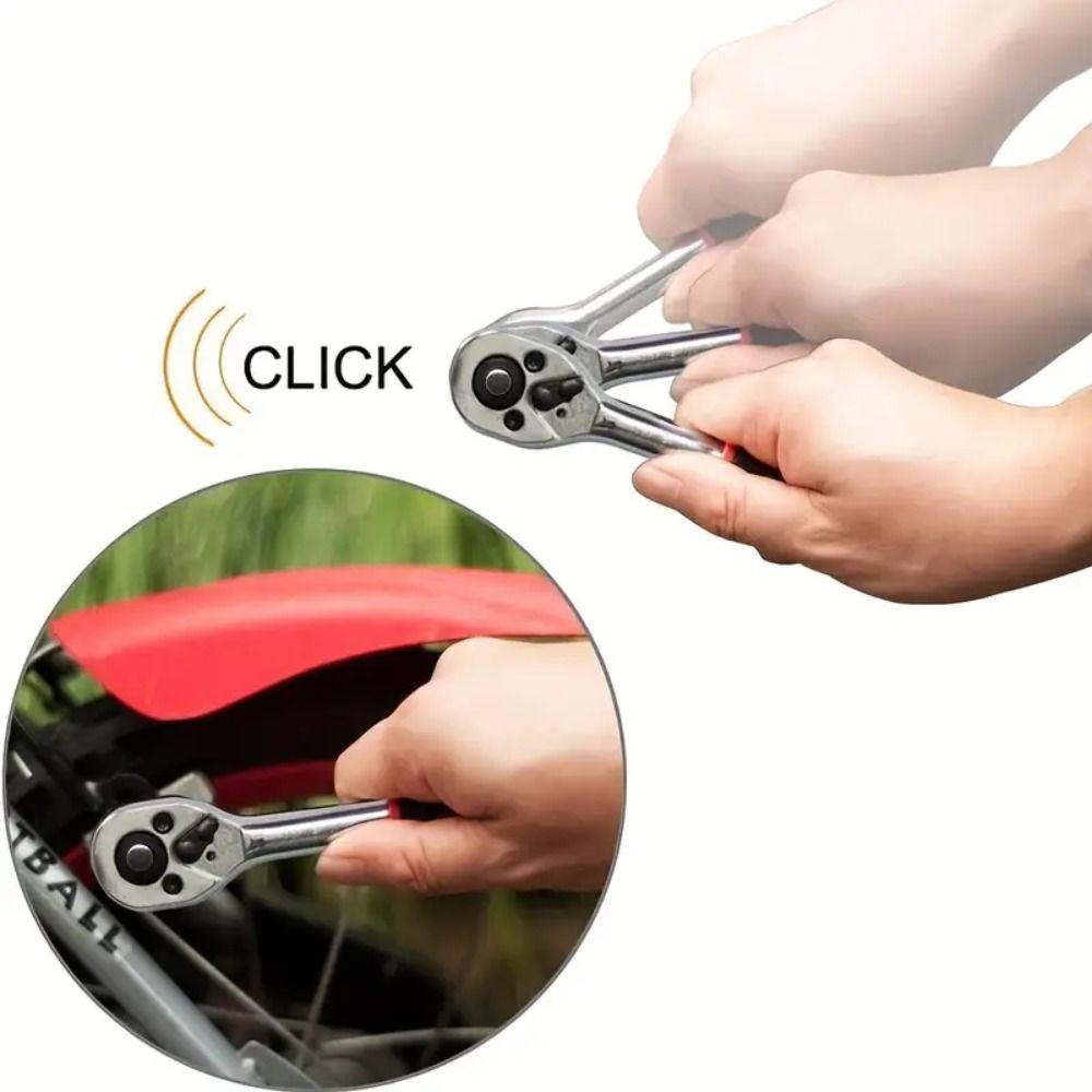 12Pcs/Set Car Boat Auto Repair Tools Socket Wrench Set Quick Wrench Spanner