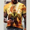 T-shirt Moda Uomo 2024 Motivo Brasile Harajuku Uomo Bandiera Brasile Stampa 3D Casual Sport Palestra Top T-shirt Casual Manica Corta