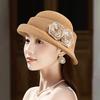 Peony Sun Hat For Women With Breathable Cotton Linen For Sun Protection And Vintage Style