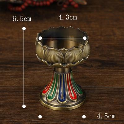 Butter Lamp Holder for Ghee, Tibetan Candelabra Home Decor