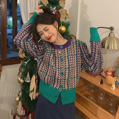 2024 Women's Loose Knit Cardigan: Short Sweater for Early Spring & Autumn