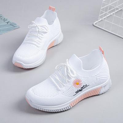 2024 Zomer Damesschoenen Vliegend Geweven Mesh Casual Sneakers Professionele Hardloopschoenen Ultralights Studenten Meisjes