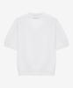 BASIC HOUSE Women'S Acrylic Open Collar Sweater White Lzkt3201