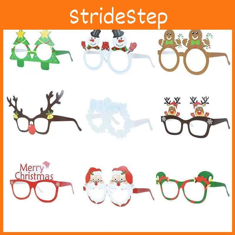 Kids Christmas Merry 3d Paper Glasses For Party Photo And Seasonal Decor Event