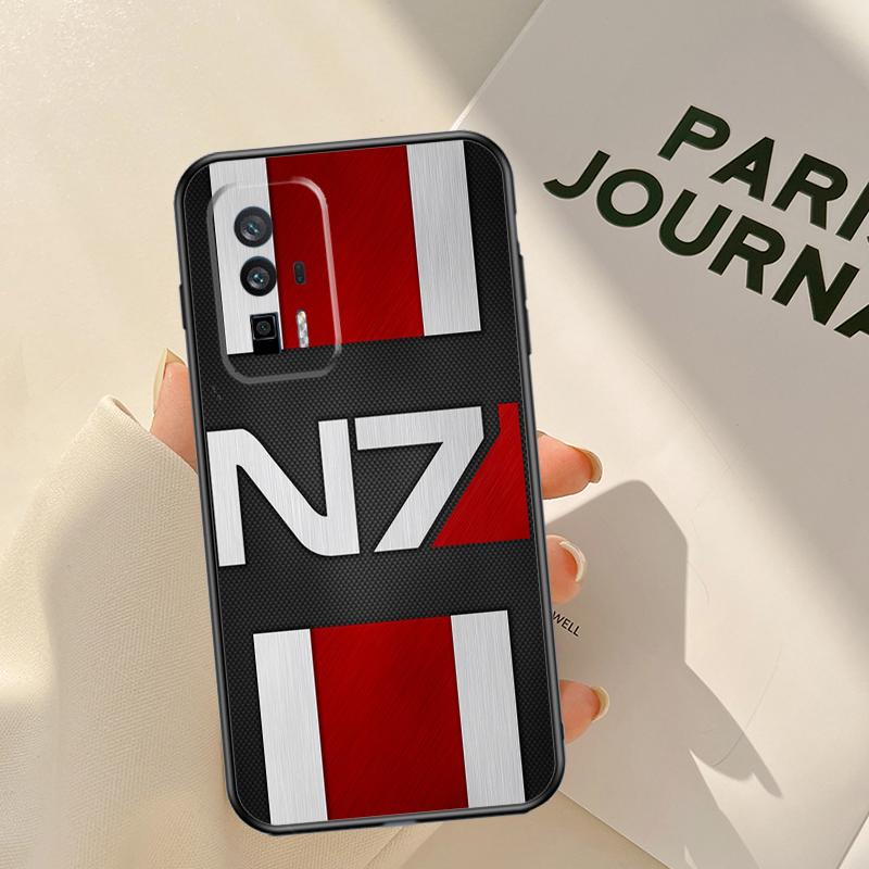 N7 Mass Effect Case For Xiaomi 14 15 Ultra 13T 14T 15T Pro 17 Pro Max POCO X7 Pro X3 X5 X6 F5 F6 F7 F8 Coque