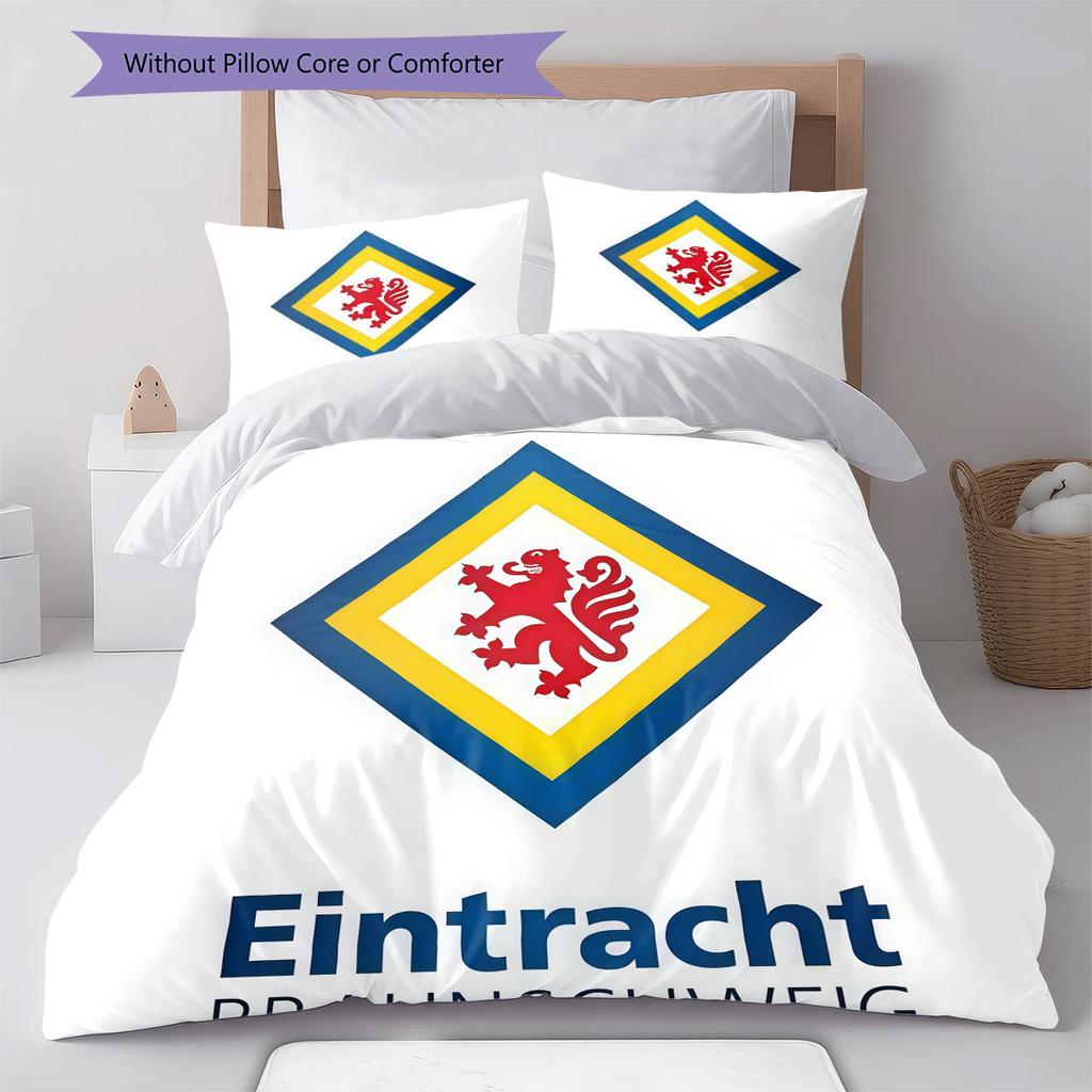 Eintracht Glory Bedding Quilt Set Quilt Cover Pillowcase Home Decoration Birthday Gift (1 * duvet cover + 2 * pillowcase, without core)