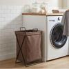 Foldable Fabric Laundry Hamper with Iron Frame