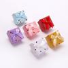6pcs Bangle Jewelry Ring Earring Necklace Present Gift Box Mini Multi-color Bowknot Gift Boxes Necklace Jewelry Storage Cases