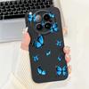 For Infinix Zero 40 4G 5G Back Cover 6.78" On Infinix X6860 X6861 Capa Flower Butterfly Women Fashion Phone Case Liquid Silicone