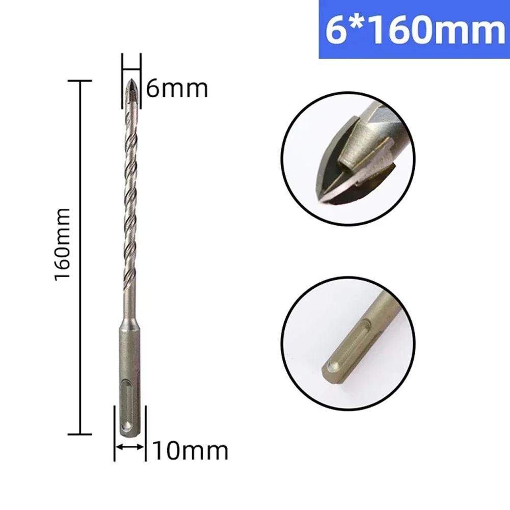 Tile Porcelain Drill Bit Alloy Steel Silver Tile Porcelain Drill Bit Shank Carbide Drill Drilling For Ceramic Stone