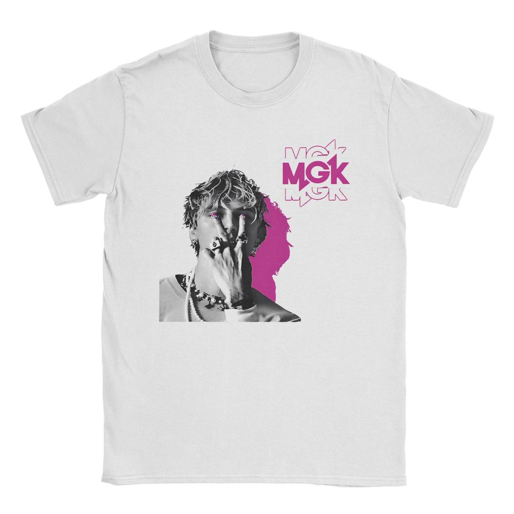 Harajuku T Shirt MGK Singer Cotton T Shirts Hip Hop Tshirt for Men Summer Y2K Funny Design Short Sleeve Tees