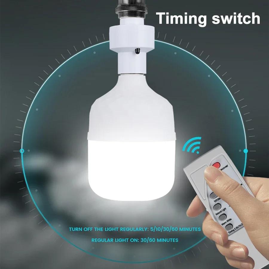 2025 LED Lampenfassung E27 AC85-265V Universell Infrarot-Fernbedienung Intelligente Steckdose Timer Farbwechsel Einfache Installation für Zuhause