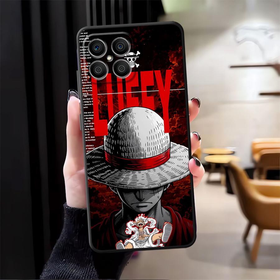 Custodia One Piece Luffy per Honor 200 400 Lite Magic5Lite X8 70 X5b 90 8X X9a X6 X7 Cover per Telefono