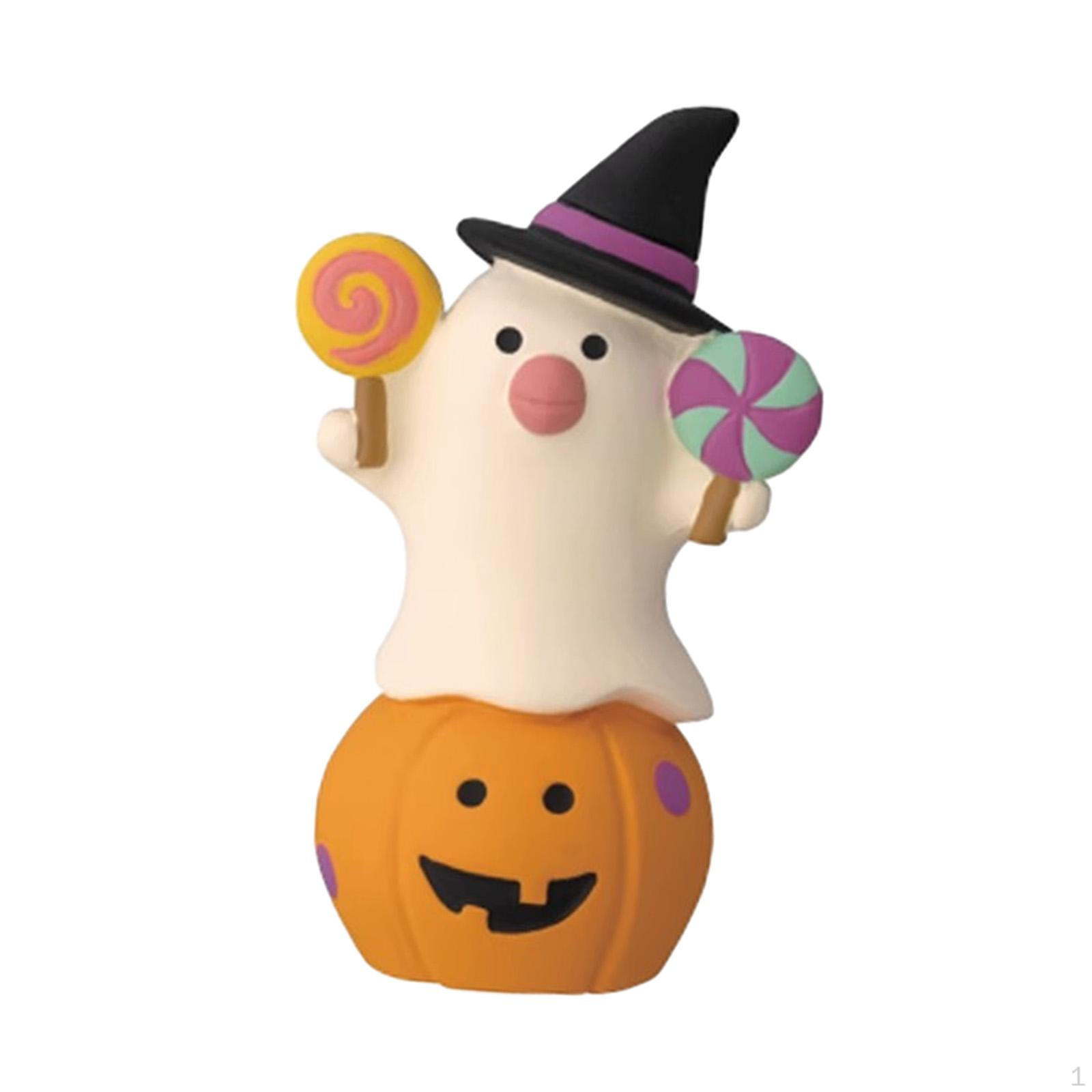 

Миниатюрные фигурки тыкв на Хэллоуин, кукла-украшение для полки White and Orange