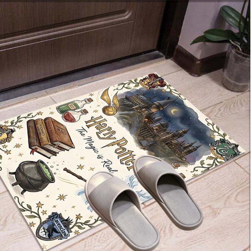 Harry Potter Pattern Rug, Indoor/Outdoor Mat, for Picnic, Gameroom, Bedroom, Office, Living Room, Home Decor Carpet, Birthday Gift