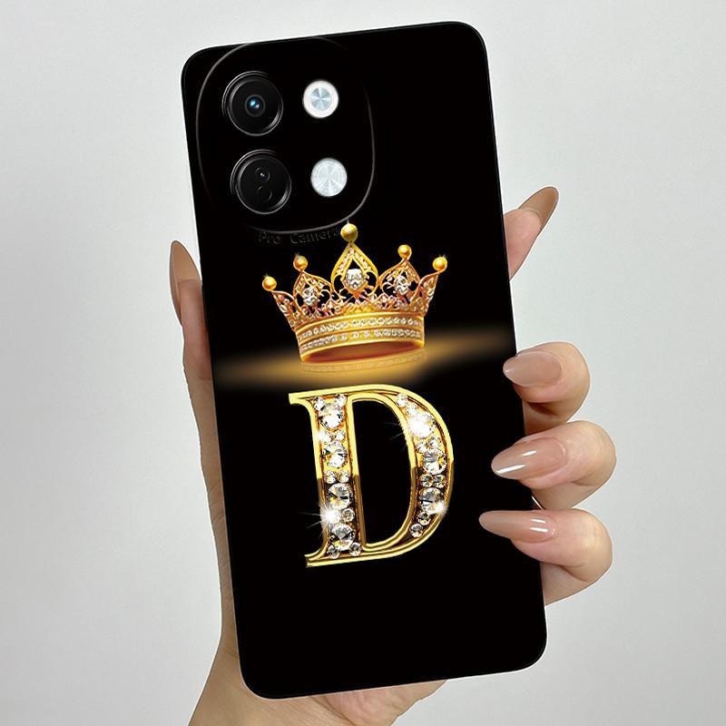 For Tecno Spark 30 5G Case KL8 Phone Cover Crown Letter Soft Silicone Funda for Techno Spark 30 5G Back Shell Spark30 5G Bumper