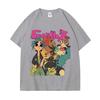 Trend Band Gorillaz Printed T Shirts Men Women The High Street Fashion Oversized T-shirts Gothic Hip Hop Short Sleeve T-shirt