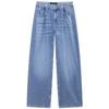 Fashion Style 2024 Autumn New Women's Clothing Slim Looking Easiest for Match Loose Wide Leg Denim Pants 5862157