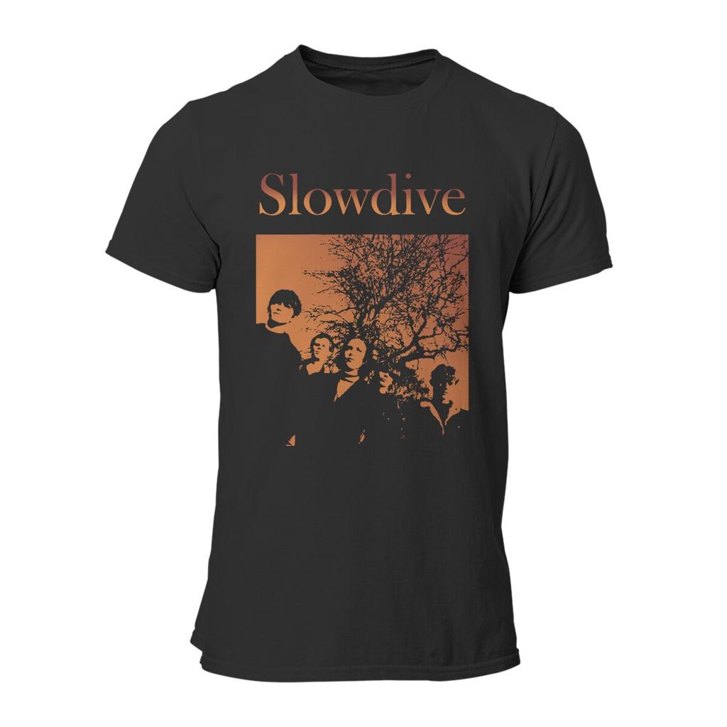 Men's Slowdive Tour 90s T Shirt Cotton Tops Casual Short Sleeve O Neck Tee Shirt Classic T-Shirts