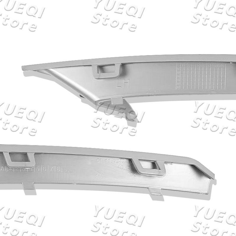 Car Front Fog Lighting Grille Strip Left Right Fit For BMW 5 series F10 F18 2014-2016 OE 51117331765 51117331766 High Quality Au