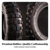 Reinforced Tire and Tube Combo | Shock-Absorbing, Pneumatic with Inner