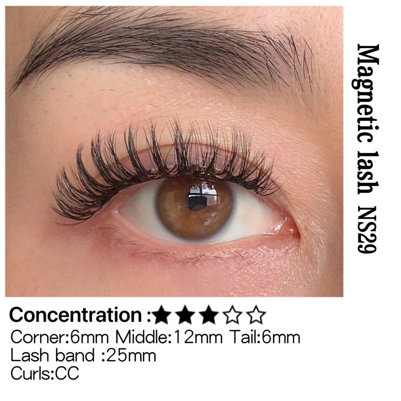 2026 Premium Synthetic Hair Magnetic Eyelashes Handmade No Glue Needed No Eyeliner Soft Magnets Quantum Magnetic Lashes Set
