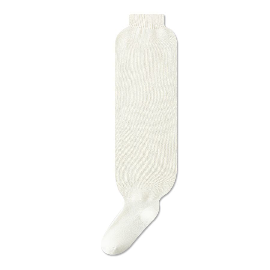 Flat bubble socks stacking socks jk Japanese stockings children's season stockings white knitted calf socks
