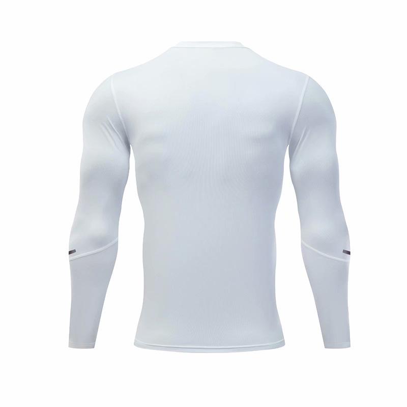Men's Quick-Dry Compression Long-Sleeve Shirt for Sports Fitness and Training