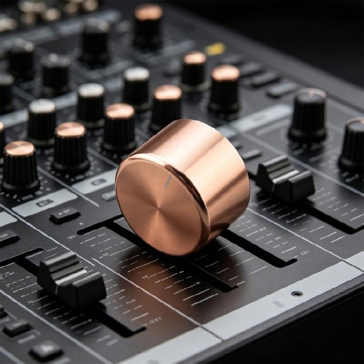 Precise Volumes Control Knob Aluminum Volumes Knob Cap 35X22Mm for Speakers