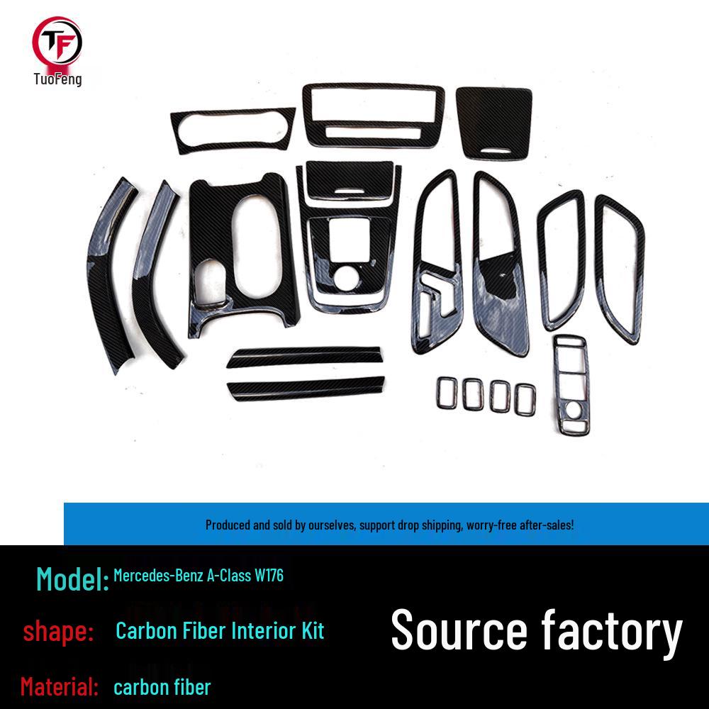 Mercedes-Benz A-Class W176 Carbon Fiber Interior Kit Without sunroof