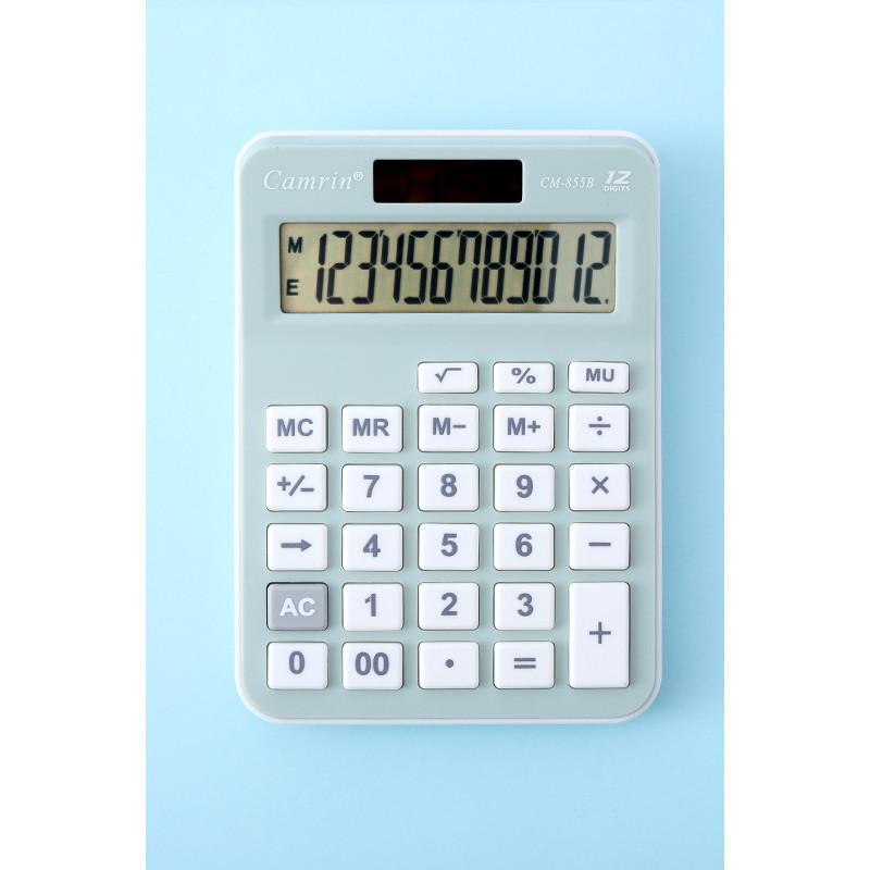 Versatile 12 Mini Digit Solar Power Calculator Colorful Design Offices Tool